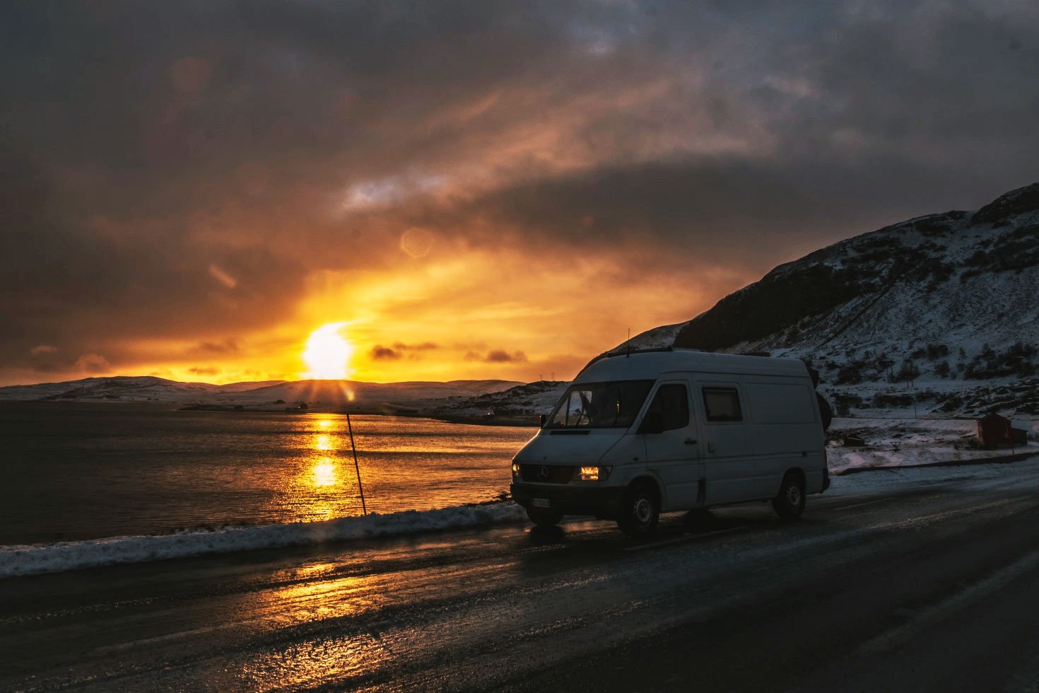 Nelle strade Norvegesi in direzione Capo Nord