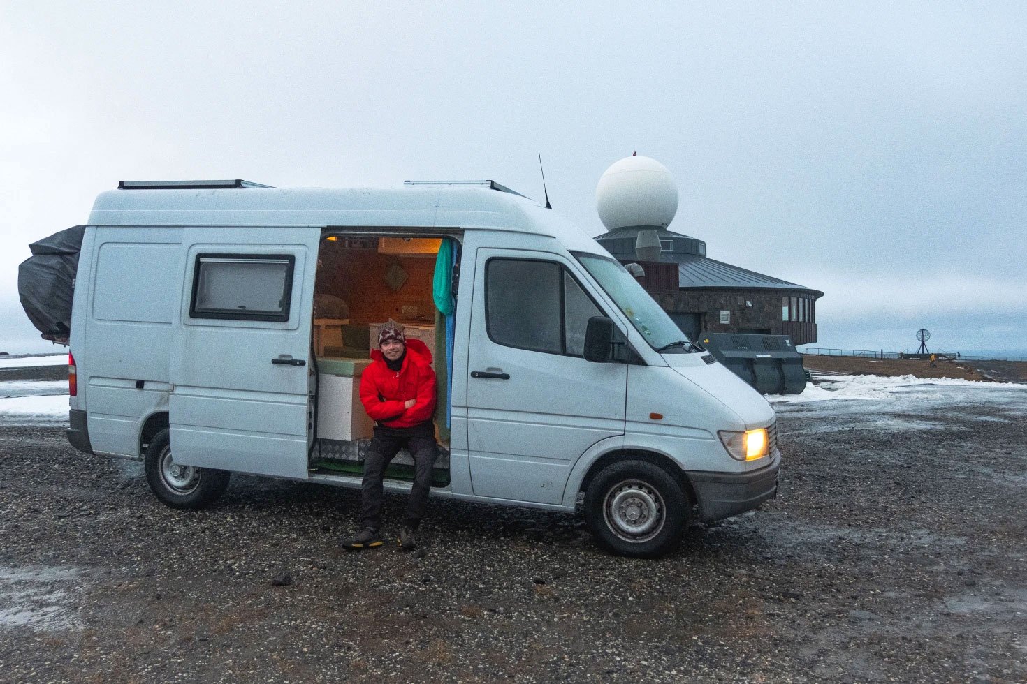 Finalmente arrivati: Capo Nord dopo quasi 6000km di strada percorsa